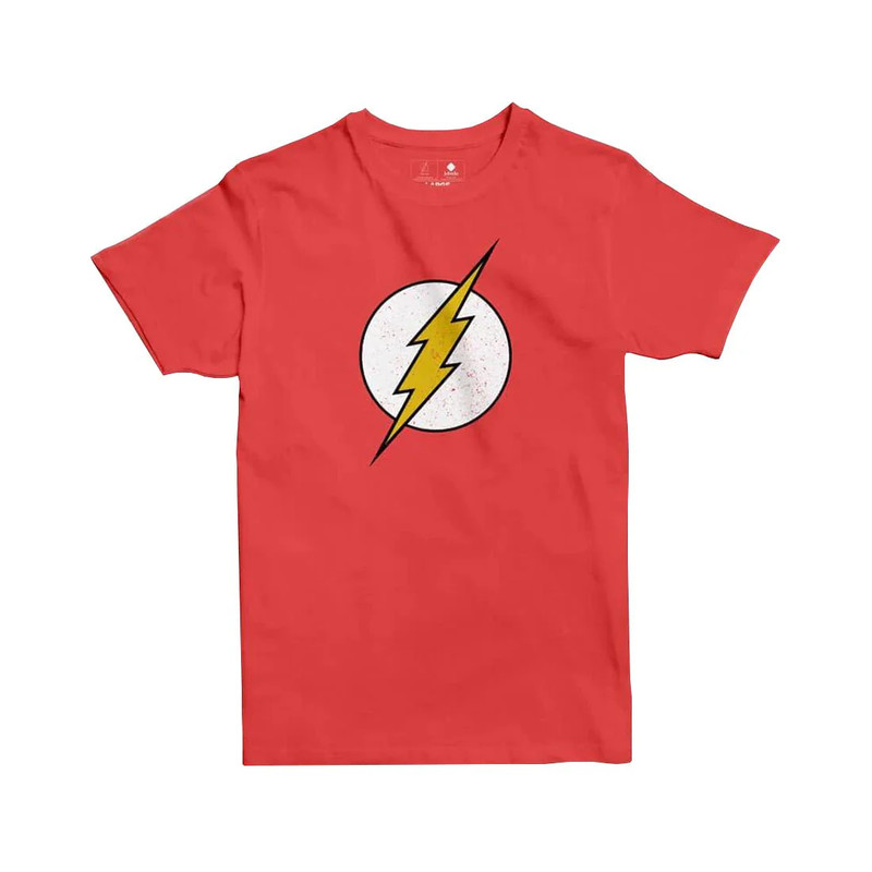 Jobedu Flash Logo T-shirt - Red - تي-شيرت - Size:Medium
